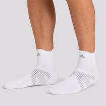 Meia Adidas Run Light Ankle Branca