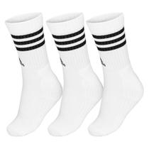 Meia Adidas SPW CRW 38 ao 40 - Pack com 03 unidades Branca e Preta Meia Adidas SPW CRW 38 ao 40 - Pack com 03 unidades Branca e Preta
