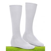Meia Adulta Selene Cano Longo Futebol Branca - 4171