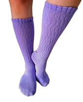 Meia aerobica feminina diversas lilas 16/934-39 ref01022022