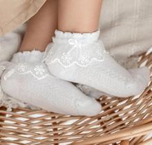 Meia Algodão Laise - Branca Meia Algodão Laise - Branca