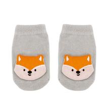 Meia Antiderrapante com Aplique Raposa P 14549 Meia Antiderrapante com Aplique Raposa P 14549