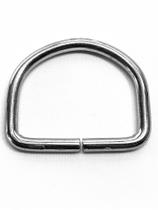 Meia Argola 4 cm / 40mm Verniz Cataforético Níquel Borda Grossa - 25 Unidades Meia Argola 4 cm / 40mm Verniz Cataforético Níquel Borda Grossa - 25 Unidades