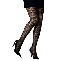 Meia Arrastão Selene Feminina Preta Elastano 9980