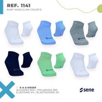 Meia baby kit 6 pares infantil coloridas menino e menina de 0 a 6 meses Meia baby kit 6 pares infantil coloridas menino e menina de 0 a 6 meses