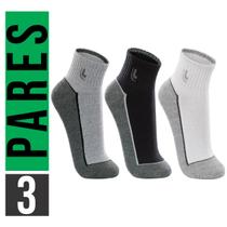 Meia Básica Masculina Lupo Cano Médio Sport Kit 3 Pares