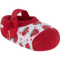 Meia bebê feminino morangos/vermelha pimpolho (00 a 15) Meia bebê feminino morangos/vermelha pimpolho (00 a 15)