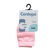 Meia Bebê Lisa Básica Algodão AvulsaTamanho 17 a 21 - Centopé