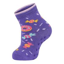 Meia Bebê Menina Antiderrapante Lupo Estampa Docinhos Meia Bebê Menina Antiderrapante Lupo Estampa Docinhos