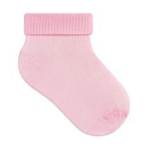 Meia bebê menina poliamida rosa winston