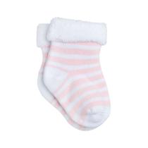 Meia Bebê Meninas Lupo Listrada Rosa - 0211 Meia Bebê Meninas Lupo Listrada Rosa - 0211