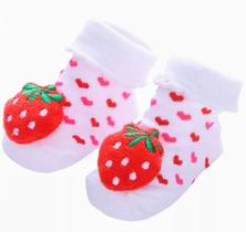 Meia bebê pantufa bichinhos menina/menino