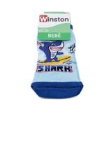 Meia Bebê Winston Surf Shark 0250-014 Azul