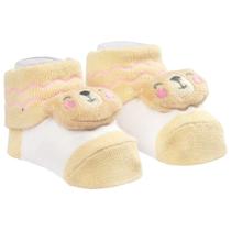 Meia bichinho 00-15 fem pimpolho bege/ursa Meia bichinho 00-15 fem pimpolho bege/ursa