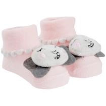 Meia bichinho led rosa pimpolho 00 a 15