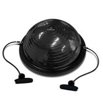 Meia Bola Bosu Ginástica Pilates Inflável Anti Estouro com Alças Consport