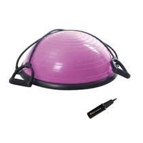 Meia bola bosu Gold Sports Power com bomba e alças Meia bola bosu Gold Sports Power com bomba e alças
