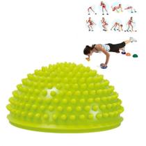 Meia Bola de Equilibrio 16 Cm Texturizada Verde Liveup Liveup Sports