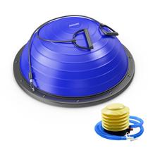 Meia Bola Ginástica Suíça 58cm Pilates Yoga com Bomba Inflável Meia Bola Ginástica Suíça 58cm Pilates Yoga com Bomba Inflável