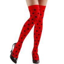 Meia Bolinhas 7/8 Cosplay Joaninha - Cor Colorido