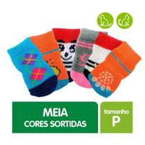Meia Bom Amigo Colors Antiderrapante para Cães e Gatos - Emporium Distripet Meia Bom Amigo Colors Antiderrapante para Cães e Gatos - Emporium Distripet