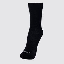 Meia Botafogo Casual Juvenil Preta