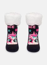 Meia Botinha Tricô Antiderrapante Bebê Menina Unicórnio PopStar - Puket Meia Botinha Tricô Antiderrapante Bebê Menina Unicórnio PopStar - Puket