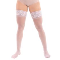 Meia Calça 7/8 Com Renda No Cós Selene