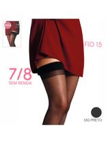 Meia-Calça 7/8 Selene 9007.001 Fio 15 Sem Renda T. Único