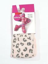 Meia calça algodão infantil selene - m (21 a 35 kg) - onça rosa Meia calça algodão infantil selene - m (21 a 35 kg) - onça rosa