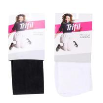 Meia calça algodão trifil preta e branca tam. P Meia calça algodão trifil preta e branca tam. P