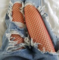 Meia Calça Arrastão Acessorio Festas e Fantasias