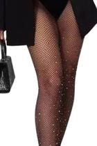 Meia Calça Arrastão Importada Luxo com Strass Meia Calça Arrastão Importada Luxo com Strass
