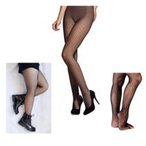 Meia Calça Arrastão Tamanho Único Trama Pequena - Unidade Meia Calça Arrastão Tamanho Único Trama Pequena - Unidade