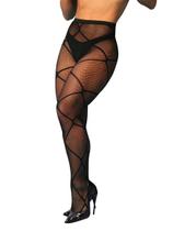 Meia Calça Arrastão Trabalhada Com Detalhes Cós Elastico Meia Calça Arrastão Trabalhada Com Detalhes Cós Elastico