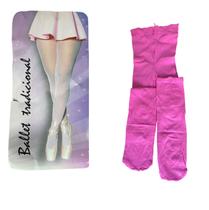 Meia Calça Ballet Balé Infantil Juvenil Rosa Pink 90cm