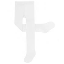 Meia Calça Bebê FINA fio 20 Branca 00 a 4 meses- Pimpolho