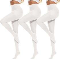 Meia-calça Century Star Ballet Dance 80D Control Top feminina branca Meia-calça Century Star Ballet Dance 80D Control Top feminina branca