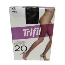 Meia-Calça Clássica Europeu Fio 20 Preta Grande - Trifil Meia-Calça Clássica Europeu Fio 20 Preta Grande - Trifil