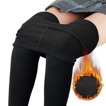 Meia calça com pé térmica flanelada inverno tam p,m,g,gg