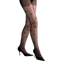 Meia-Calça Corações Daniela 028 Fio 20