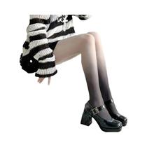 Meia-calça De Cintura Alta Com Efeito Degradê Para Mulheres, Sexy E Elegante, Da Simplejewel