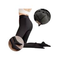 Meia Calça De Lã Aveludada Forrada Feminina Super Quente Meia Calça De Lã Aveludada Forrada Feminina Super Quente