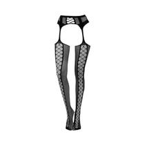 Meia-calça De Rede Sexy De Verão Com Cinta-liga E Suspensório, Até a Coxa, Simplejew