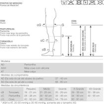 Meia Calça Elástica Legline Fechado Compressão 20-30 Venosan