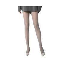 Meia-calça Feminina De Cintura Alta Com Glitter, 1 Ou 3 Peças, Leggings Simples Com Brilho Óleo