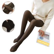 Meia-calça Feminina De Lã Translúcida Quente Térmica - LEG