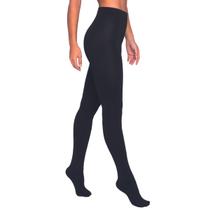 Meia Calça Feminina Lupo Fio 150 Grossa Preta Opaca Ideal para o Inverno Clássica Forro de Algodão