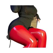 Meia-calça Feminina plus Size De Cintura Alta, Fina, Transparente E Brilhante Com Efeito Óleo De