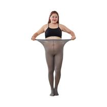 Meia-calça Feminina plus Size De Veludo Com Cintura Alta, Quente, 120D, Elástica, Ajuste Fino,